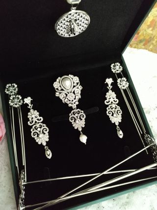 Aderezo Fallera Plata Completo