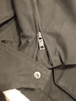 Cazadora Zara Hombre Negra