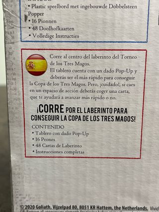 Juego de mesa Harry Potter Los tres magos