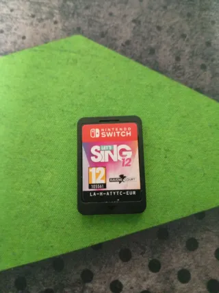 Juego Nintendo switch let's sing 12