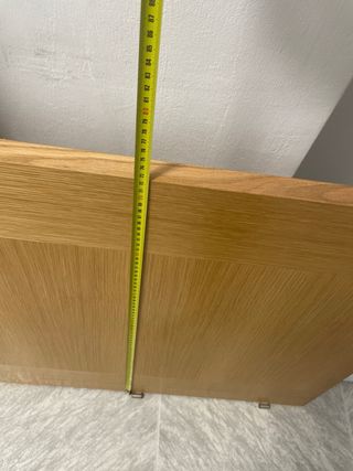 Puerta de roble maciza