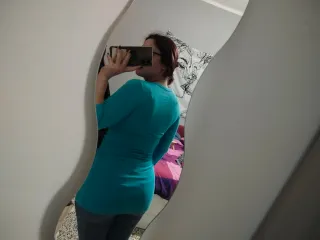 Maglia o vestito color teal taglia unica