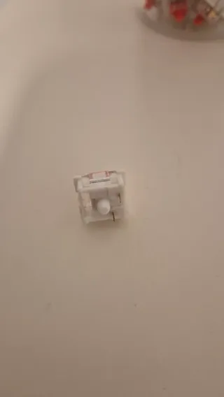 Pack 100 Switches Mecánicos Lineales Rojos