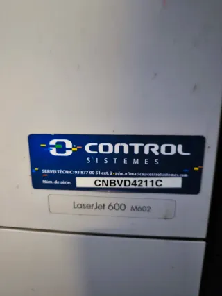 Impresora HP LaserJet 600 M602