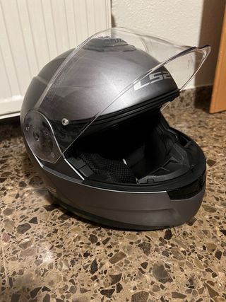 Casco Modular LS2 Strobe II Gris, talla M