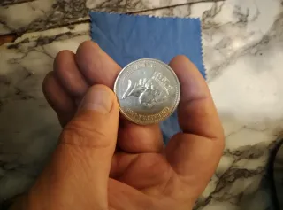 Moneda Gibraltar Elizabeth II 1988