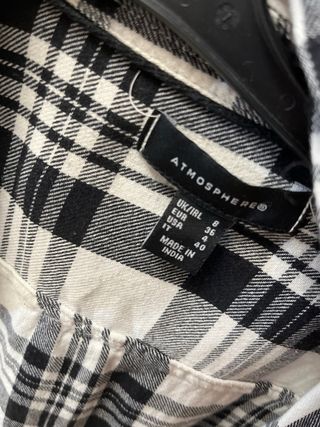 Camisa cuadros Atmosphere Talla S