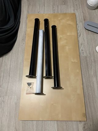 Mesa Escritorio IKEA Madera Metal