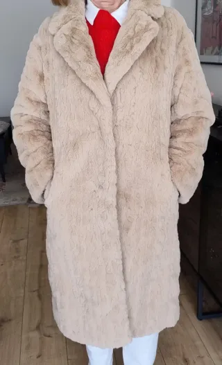 Abrigo Cortefiel Beige Nuevo