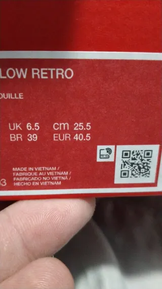 Nike Dunk Low Retro Gris Blanco