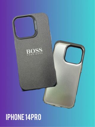 Funda iPhone 14 Pro negra y plata