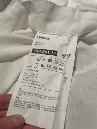 Cortina blanca Ikea