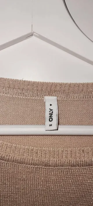 Jersey fino dorado ONLY Talla M