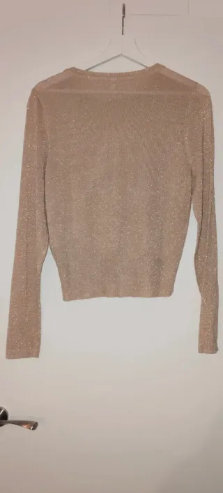 Jersey fino dorado ONLY Talla M