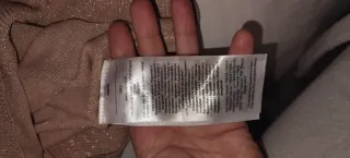 Jersey fino dorado ONLY Talla M