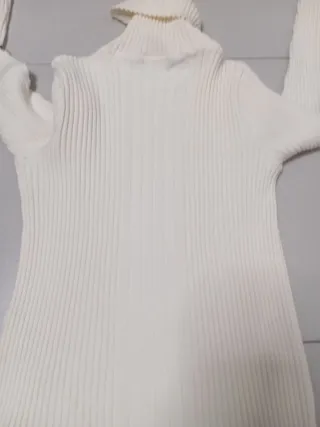 Jersey cuello alto botones talla G