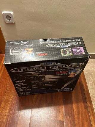 Scatola Sega Mega Drive 16-BIT Sonic