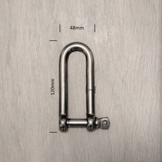 Grillete D 12mm Acero Inoxidable