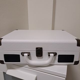 Tocadiscos Vintage MUSITREND Blanco y Negro