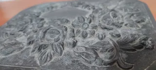 Antiguo joyero estaño puro 99%