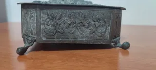 Antiguo joyero estaño puro 99%