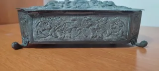 Antiguo joyero estaño puro 99%