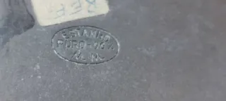 Antiguo joyero estaño puro 99%