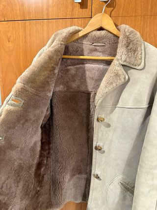 Chaqueta de piel forrada mujer