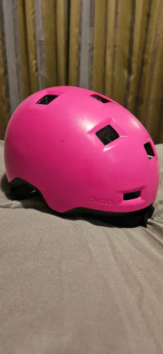 Casco Oxelo Niña Rosa 3-7 Años