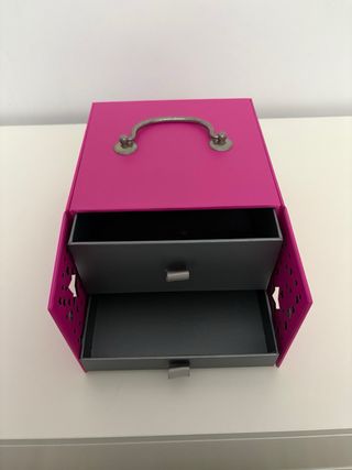 Joyero fucsia con estrellas