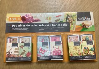 108 Pegatinas de Sello Crelando