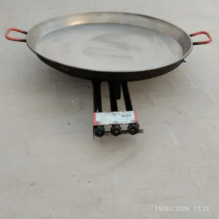 Paellero y Paellera Metal