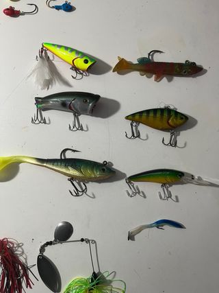 Lote Señuelos Pesca Variados