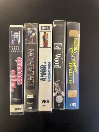 Lote 5 Películas VHS variado