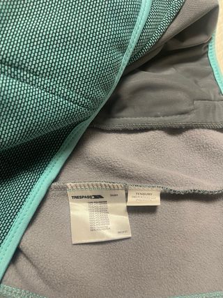 Forro polar mujer Trespass verde/turquesa