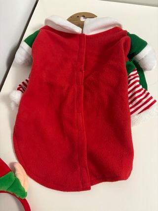 Disfraz Elfo Talla M para Perro