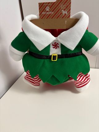 Disfraz Elfo Talla M para Perro