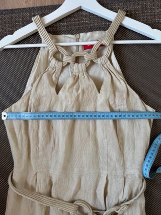 Vestido lino Derhy arena Talla S