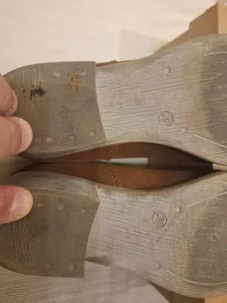 3 pares botines ante rosa, azul y marrón