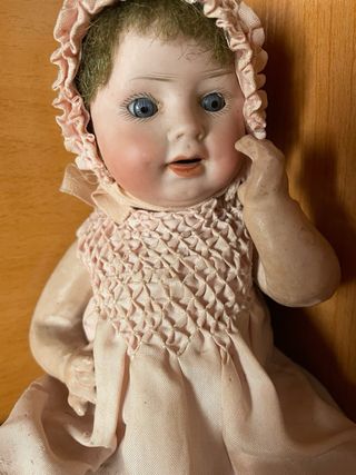 Muñeca Antigua Porcelana Biscuit Numerada 914-0