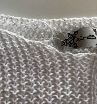 Jersey blanco manga 3/4