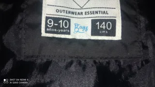 Cazadora niño Talla 9-10 años