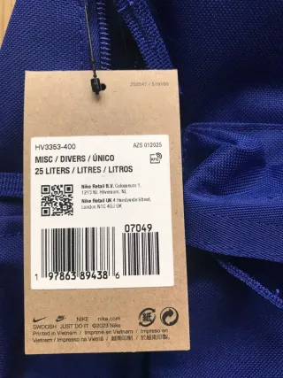 Mochila FC Barcelona Nike Oficial Azul 25L