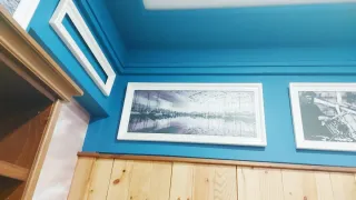 Cuadros Pescadores Mar Barcos Papel Madera