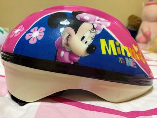 Casco Bicicleta Minnie Rosa como nuevo