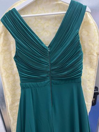 Vestido de graduación verde