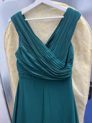 Vestido de graduación verde