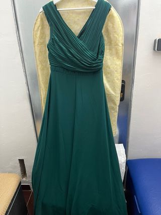Vestido de graduación verde