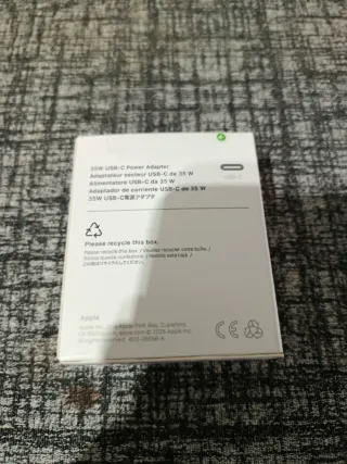 Adaptador Apple USB-C 35W iPhone 16 Pro