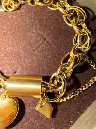 Pulsera Acero Inoxidable Corazón